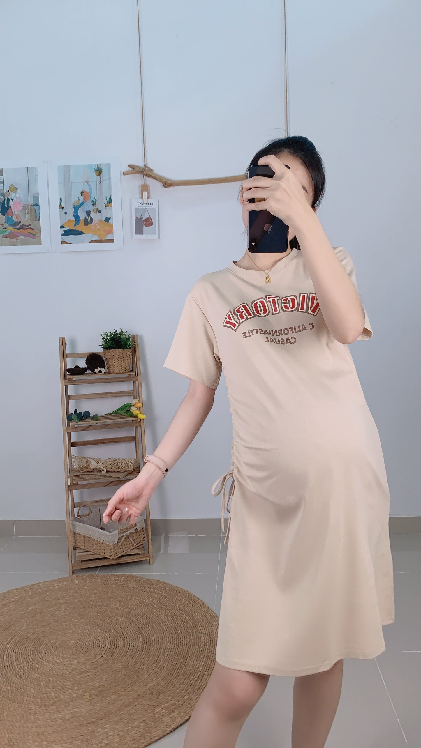 Veeah Cotton Stretchy TeeDress
