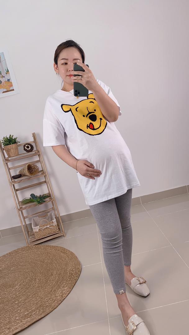 Cute Pooh Bear Oversize Tee