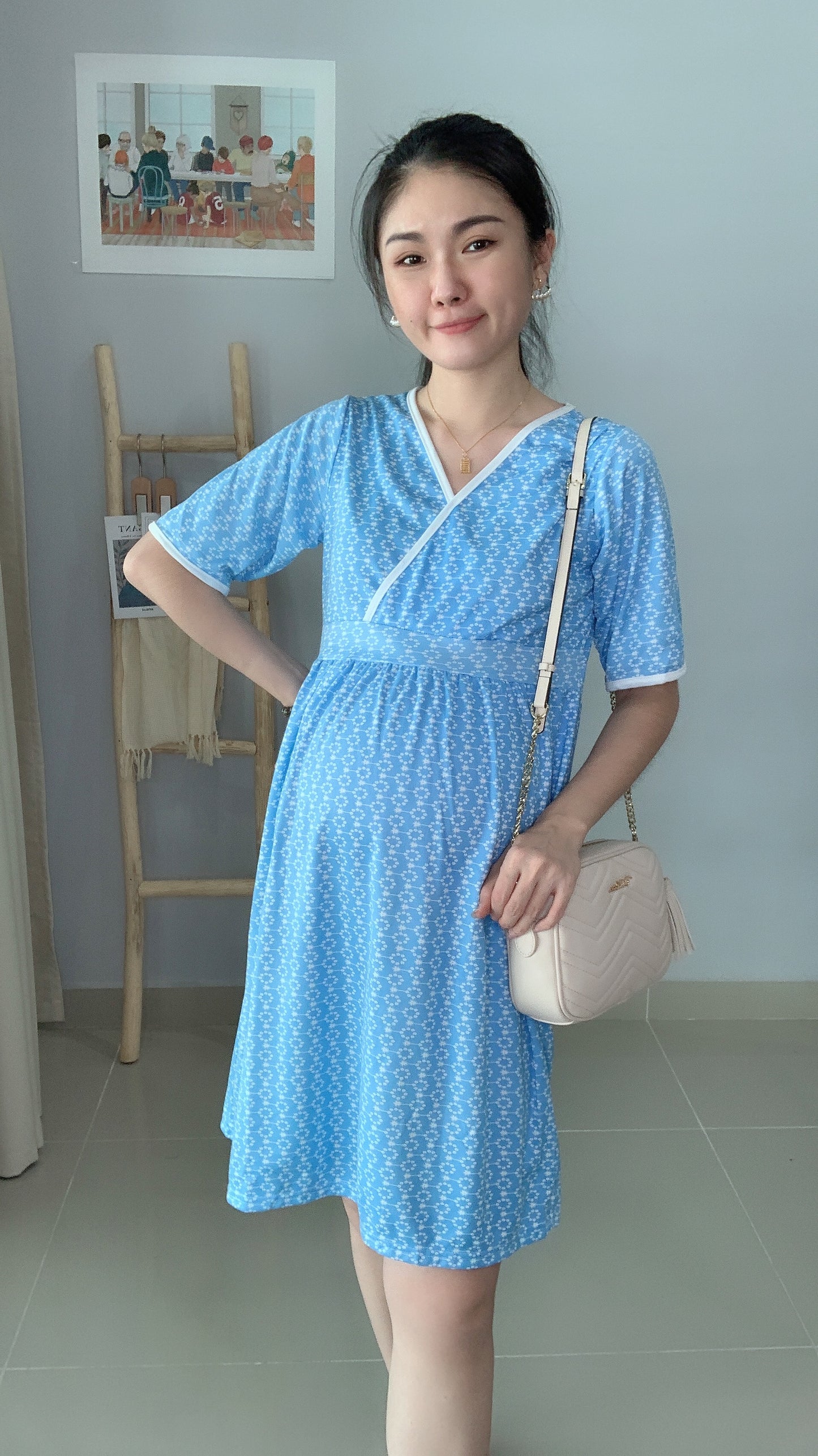 Iris V-Neck Wrap Dress
