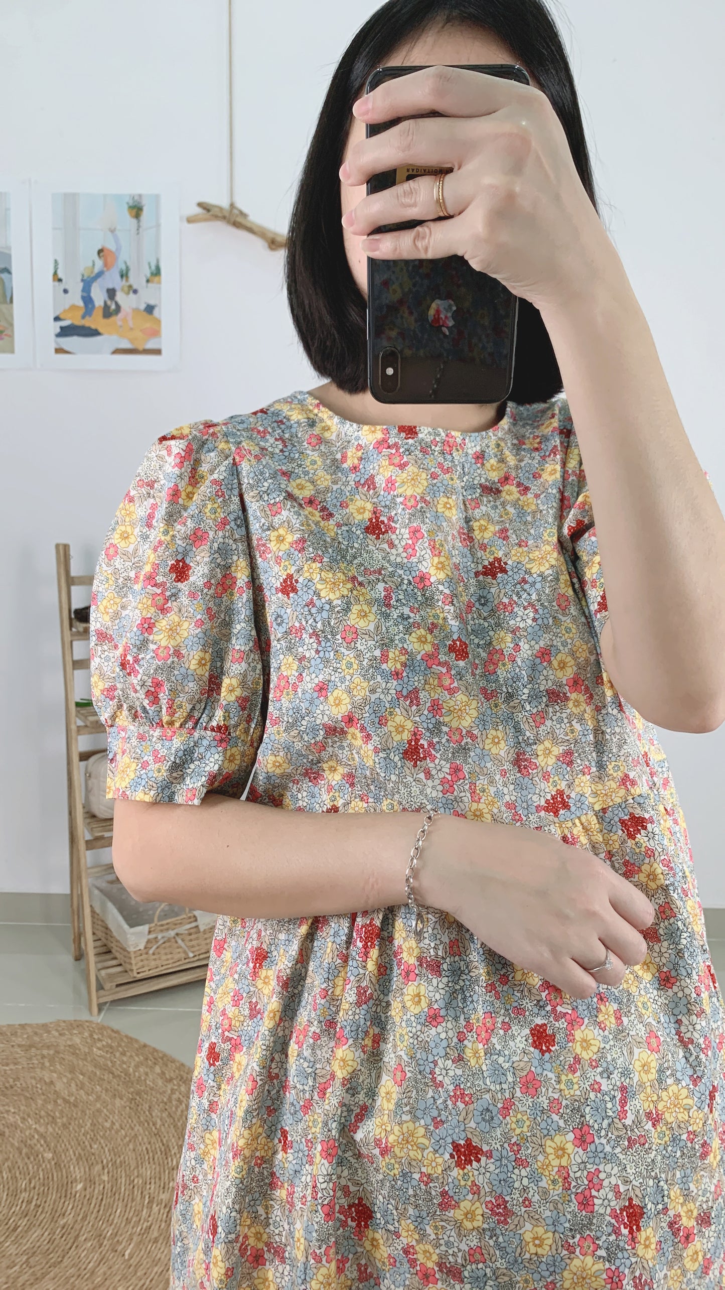 Rosanne Floral Glowy Loose Dress