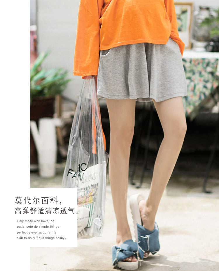 Wens Summer Wide Leg Shorts