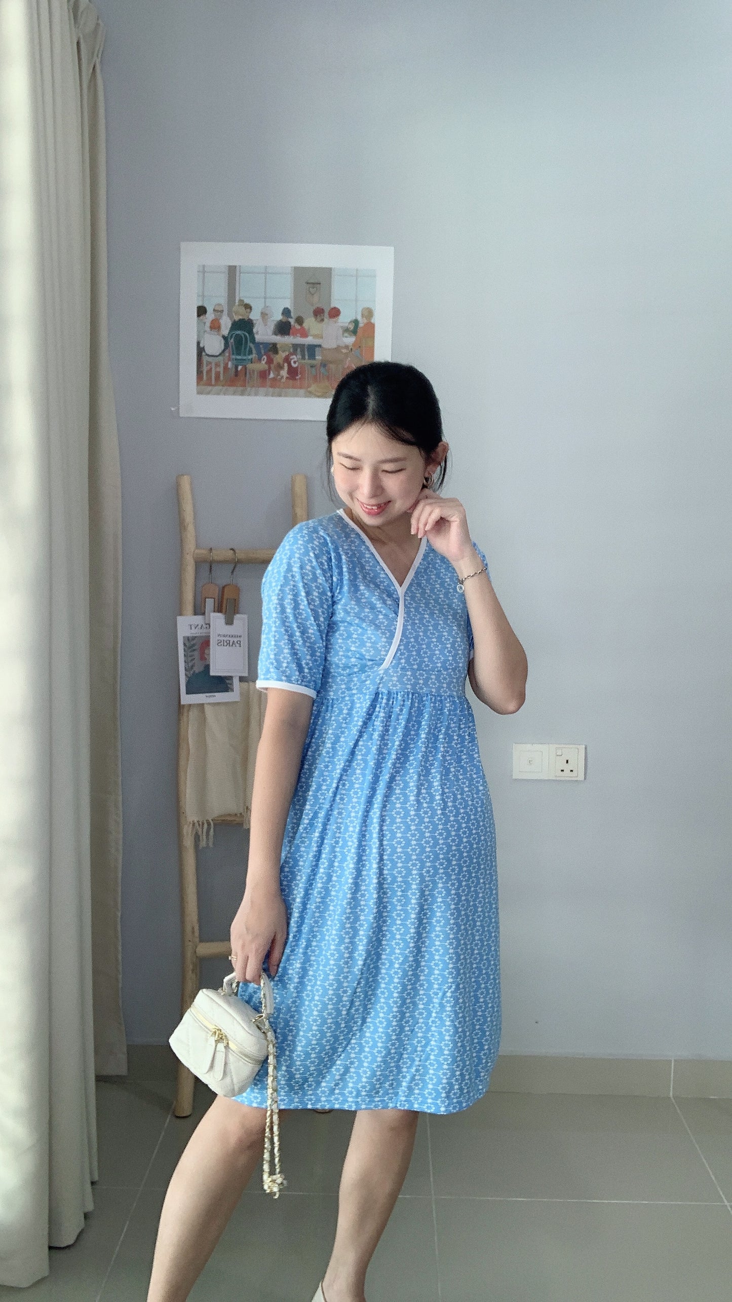 Iris V-Neck Wrap Dress