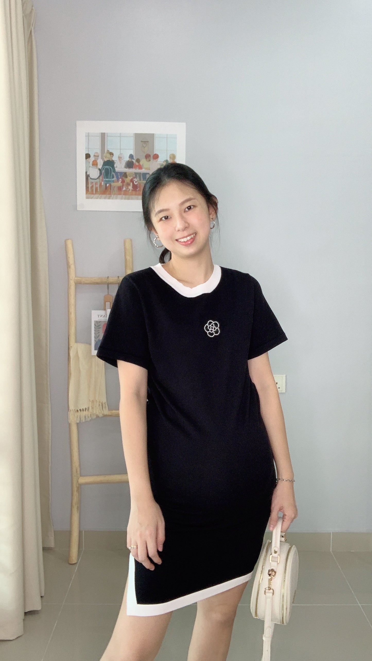 Noos Plain Knitted Knits Dress