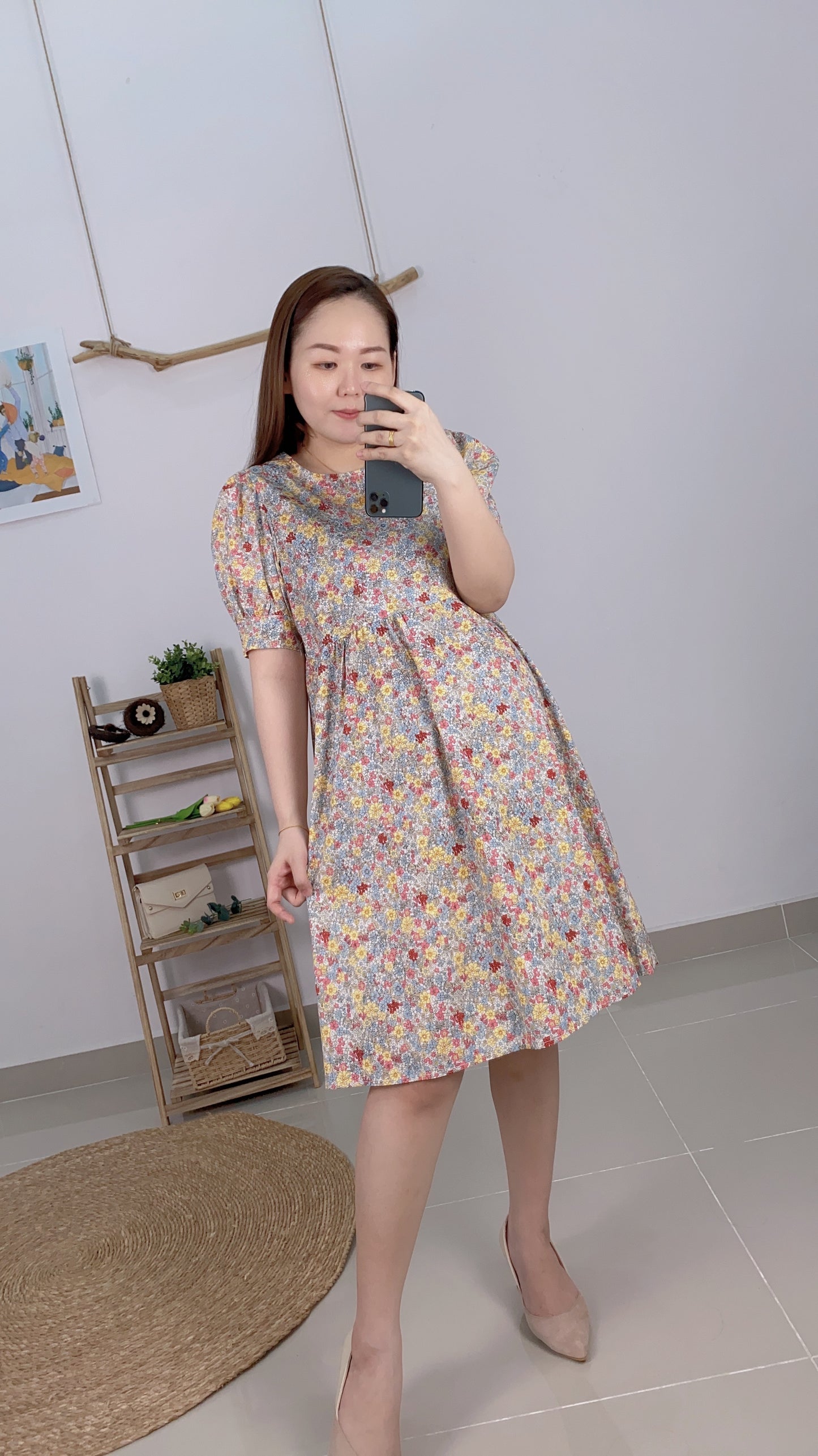 Rosanne Floral Glowy Loose Dress