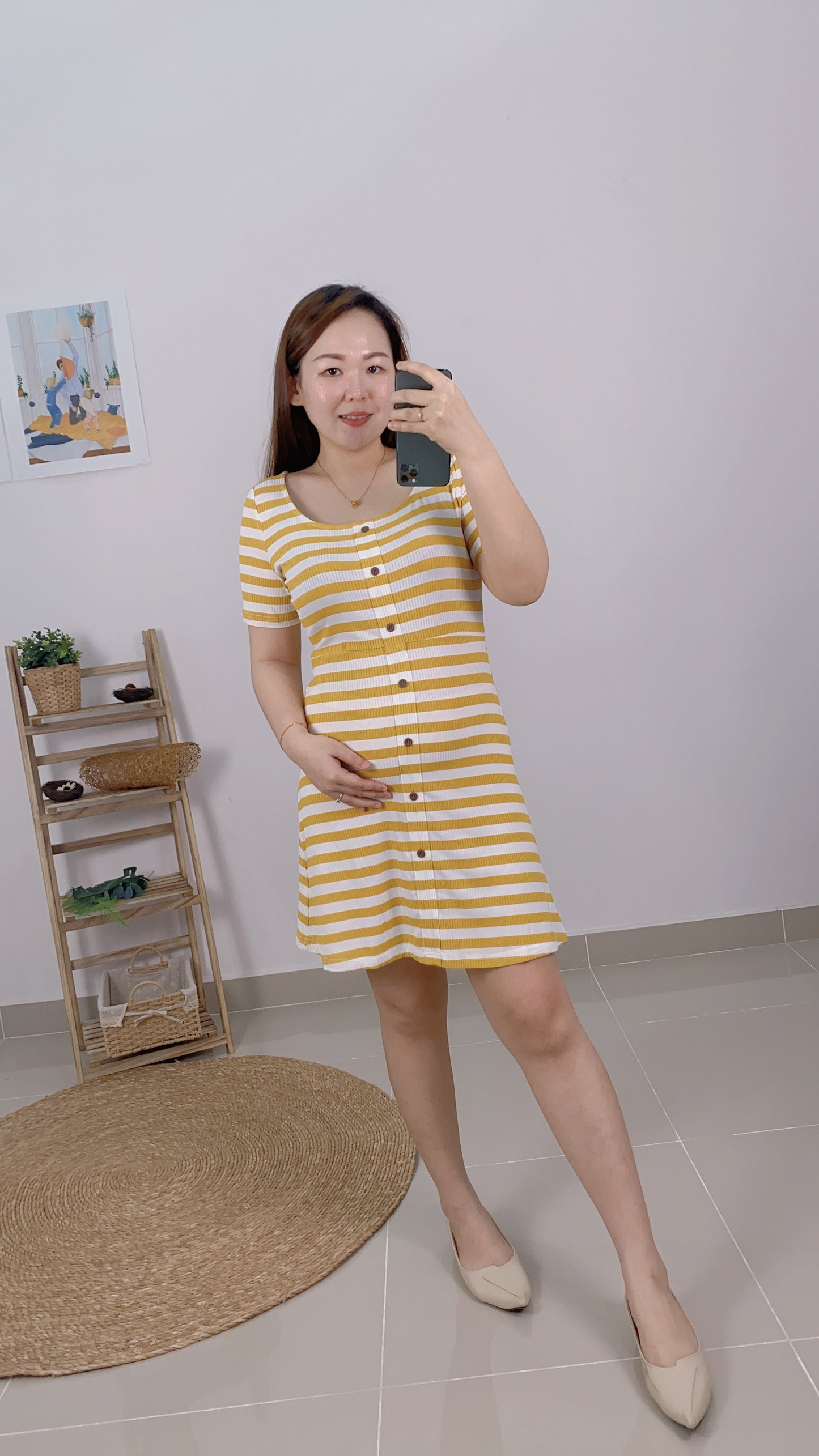 Lovince Lydia Stripes Stretchable Dress