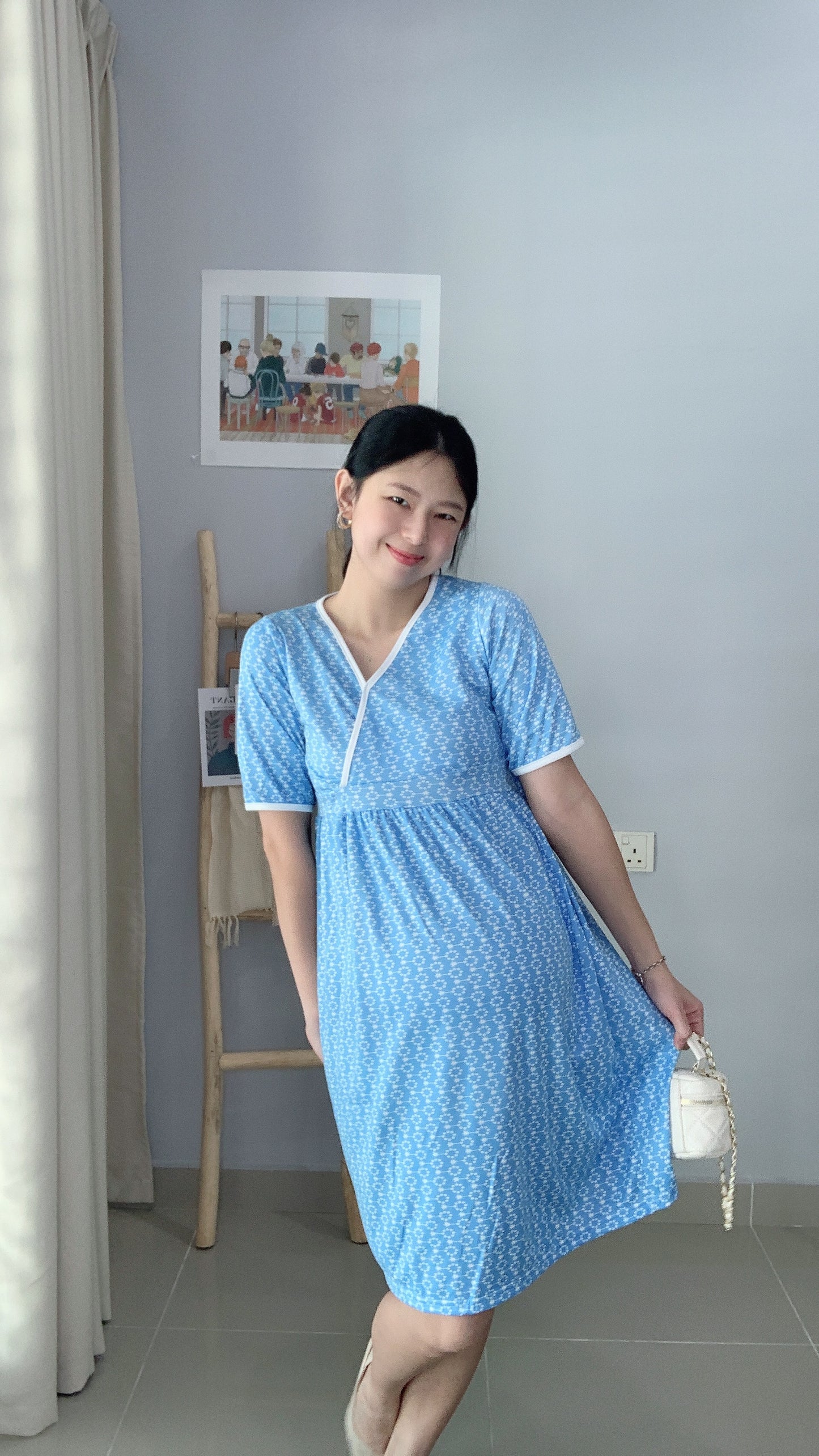 Iris V-Neck Wrap Dress