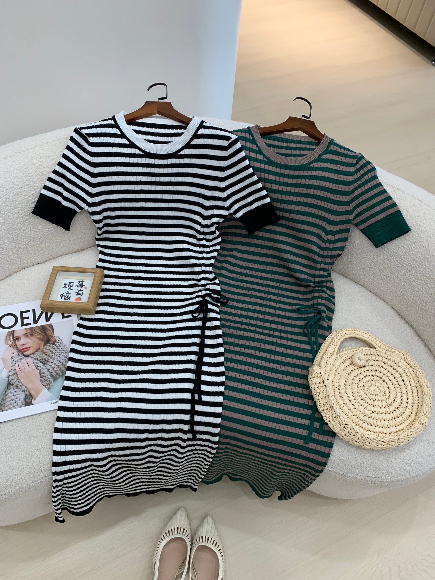 Kaelyn Stripe Knit Dress