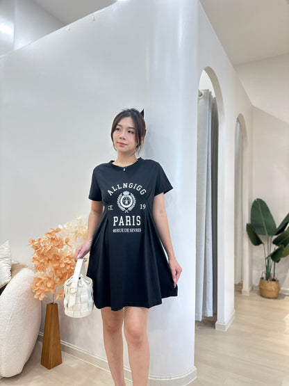 Elle Cotton Sleeved Dress