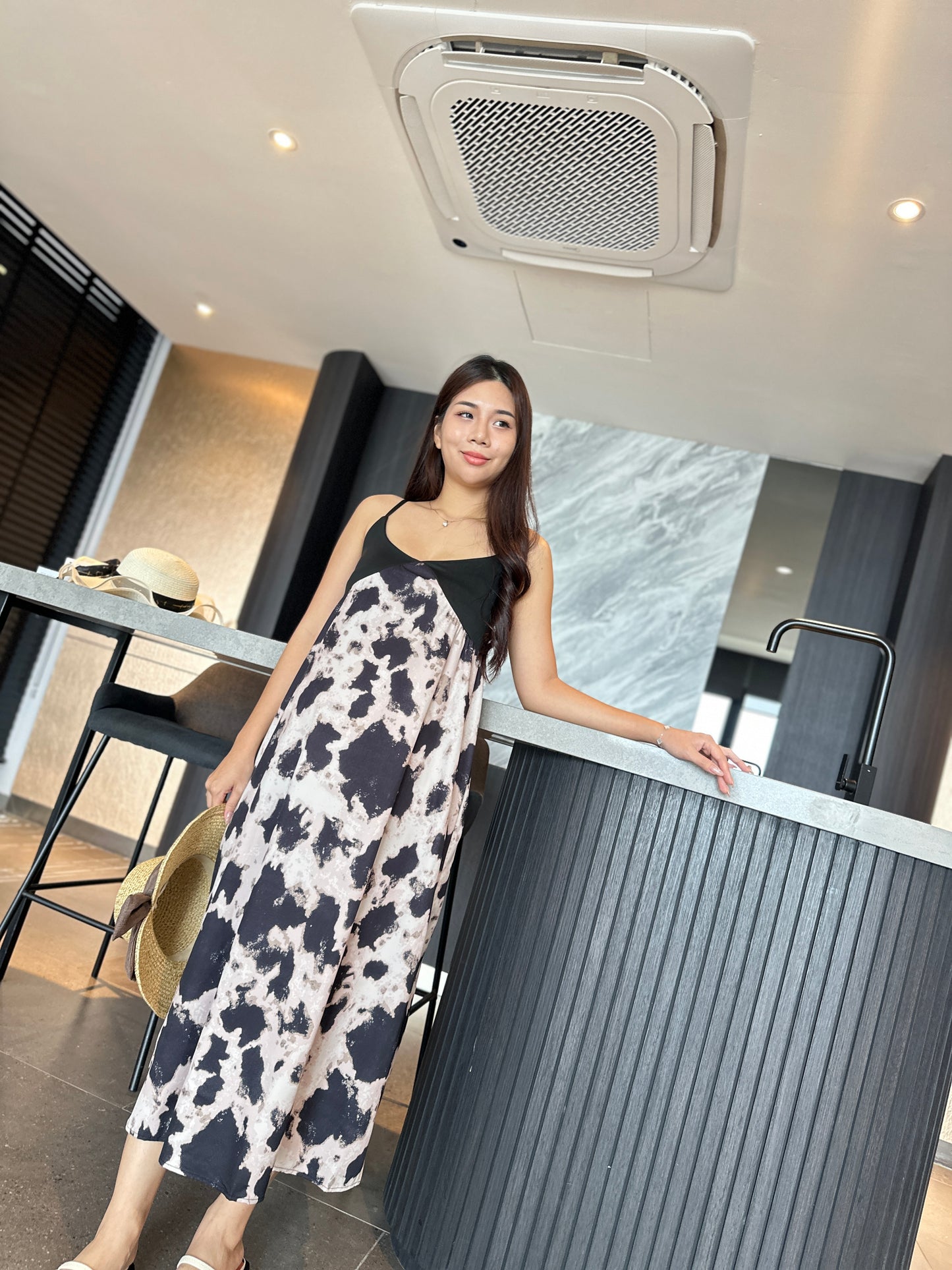 Zeeyan Flow Long Dress