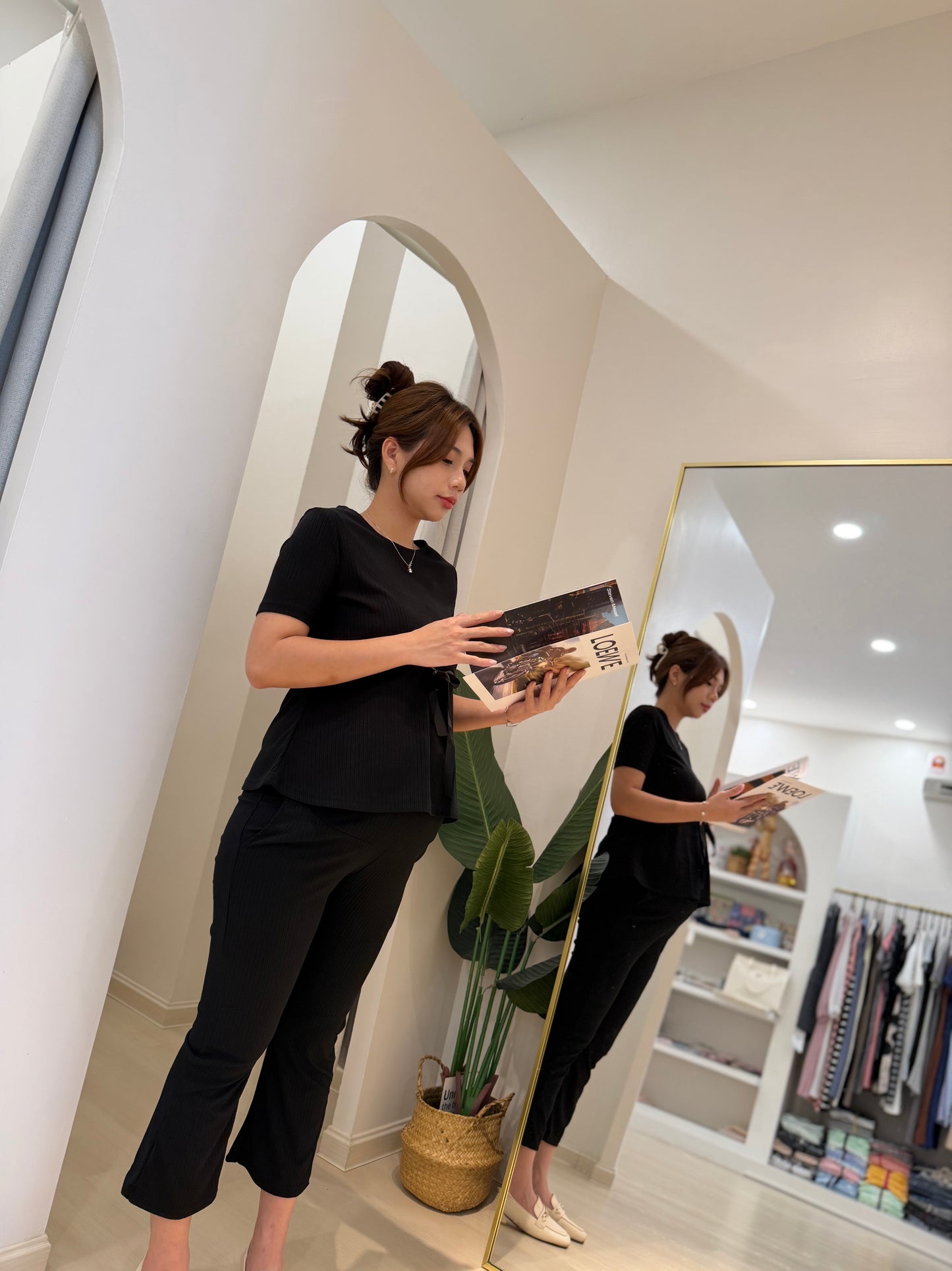 Mikka Ribbed Maternity Set