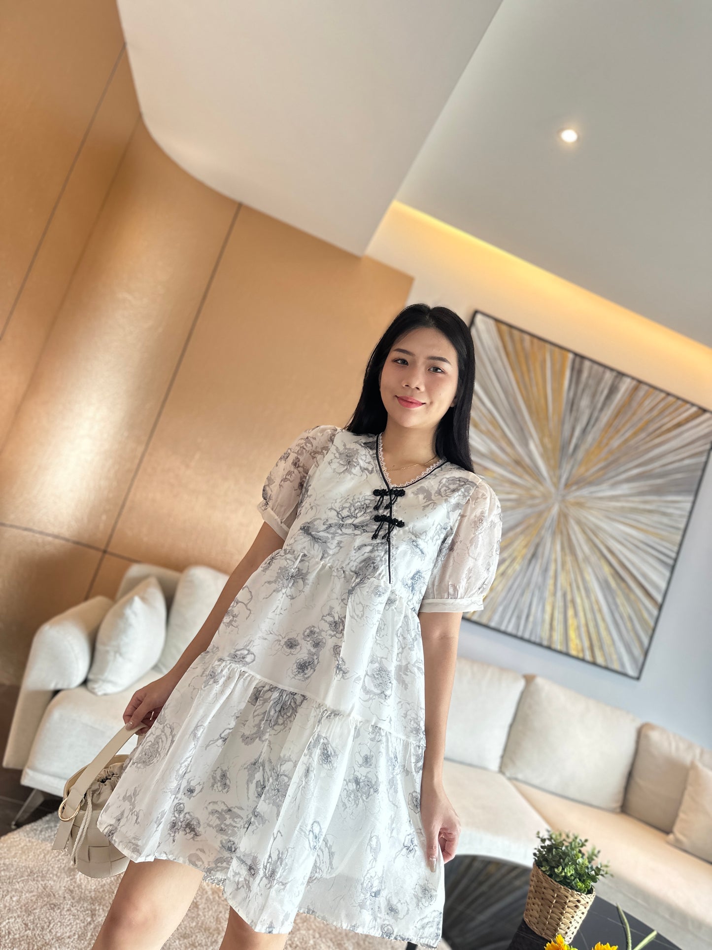 Ada Flare Cheongsam Dress