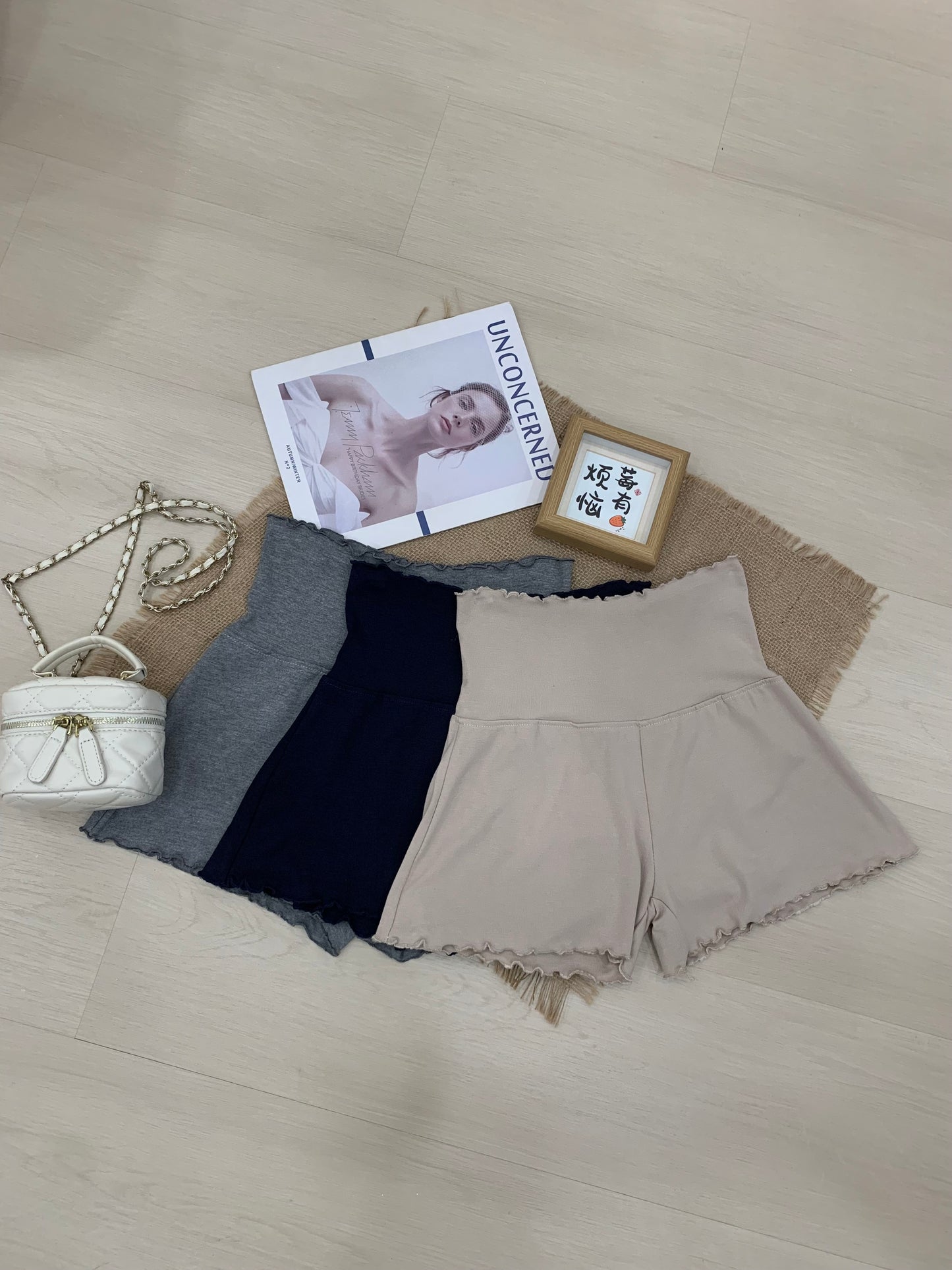 Annelly Premium Soft Flex Modal Shorts