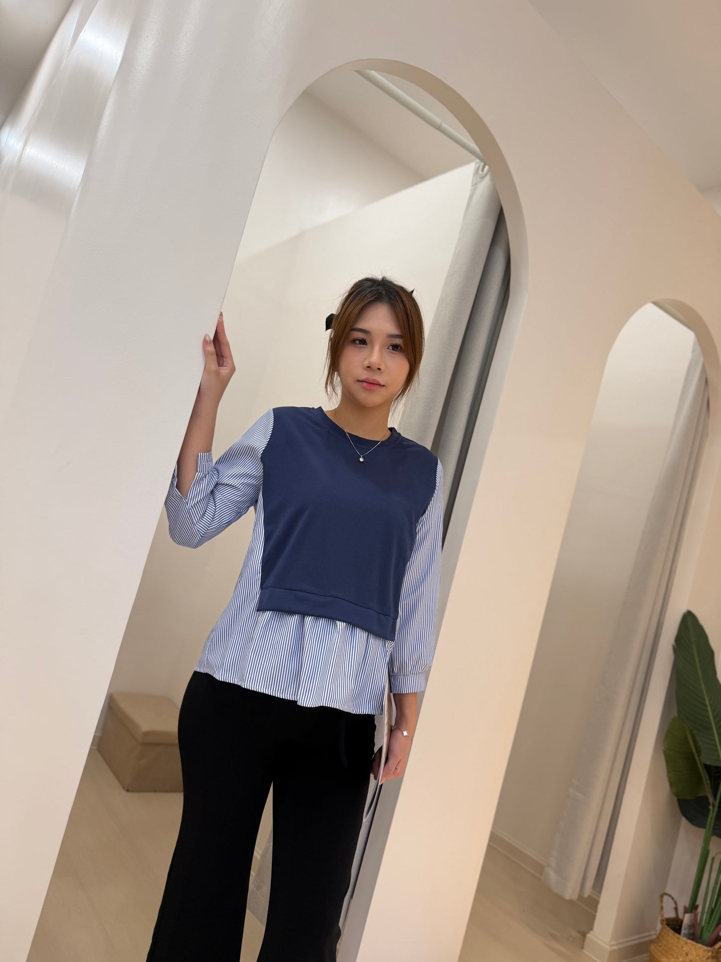Vania Maternity Layered Blouse
