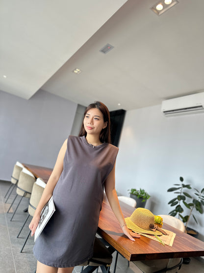 Eliah Sleeveless Cotton Dress