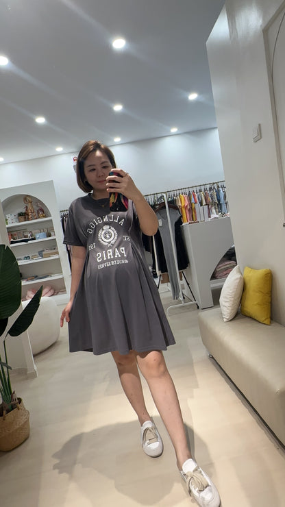 Elle Cotton Sleeved Dress