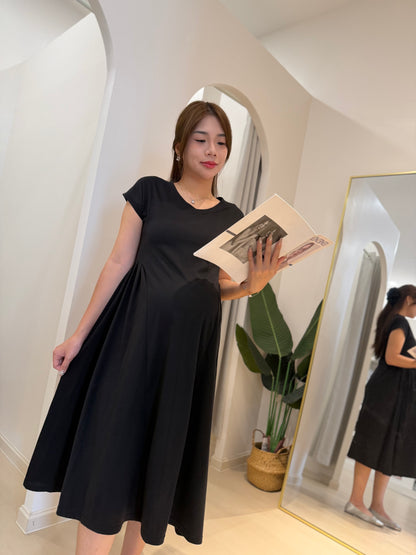 Caelyn Luxe Cotton Flow Dress