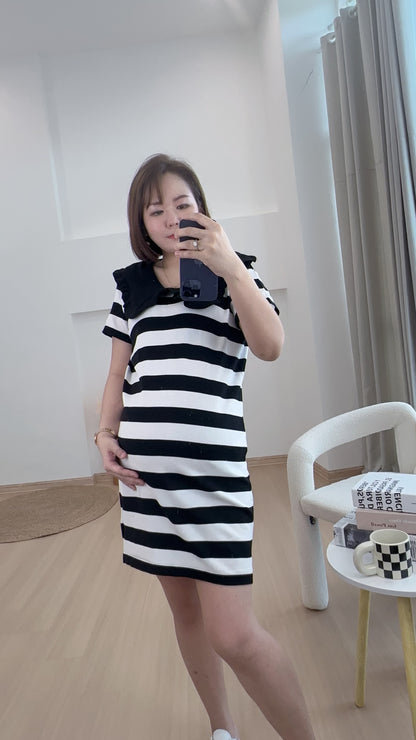 Carla Stripes Knits Dress