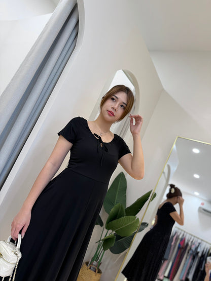 Sophia Fit & Flare Modal Dress