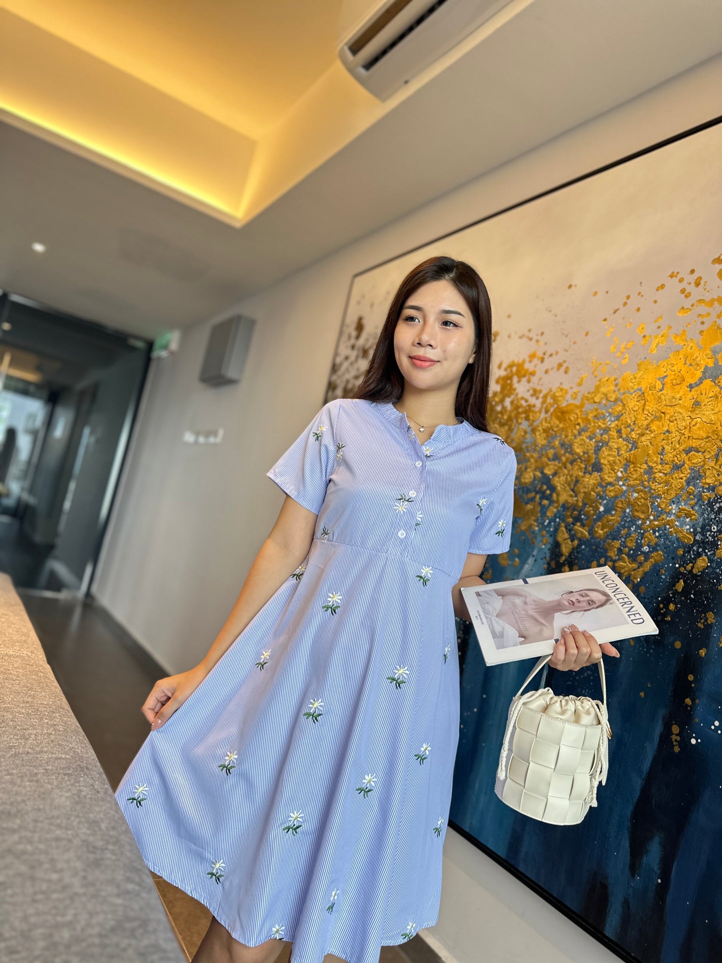 Teeya Floral in Blue