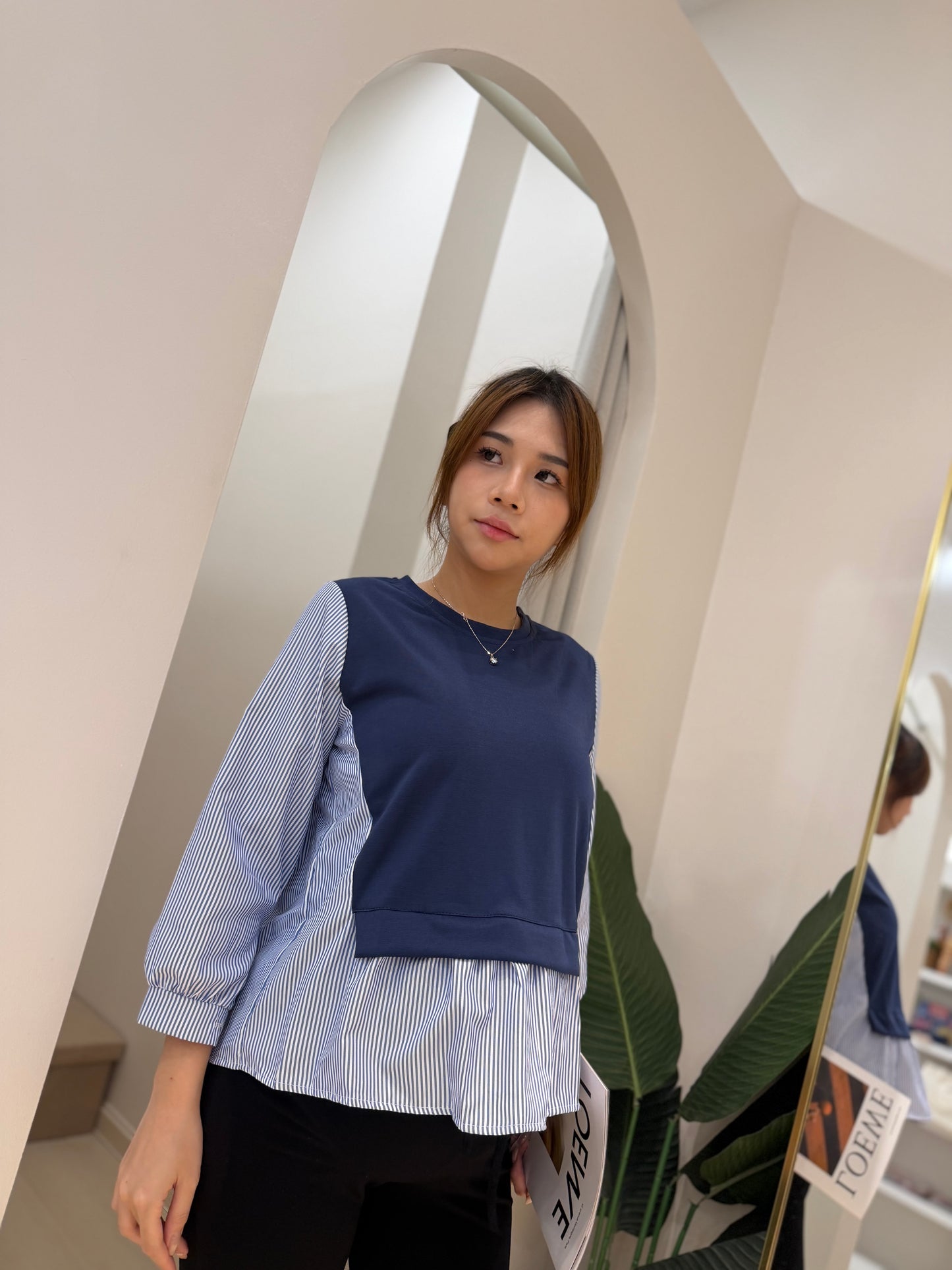 Vania Maternity Layered Blouse