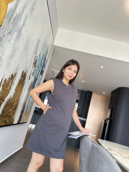 Eliah Sleeveless Cotton Dress