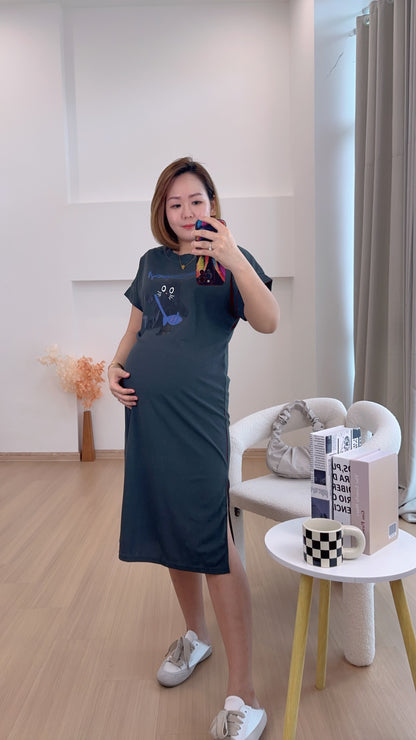 Gill Meow Comfy Tee Dress