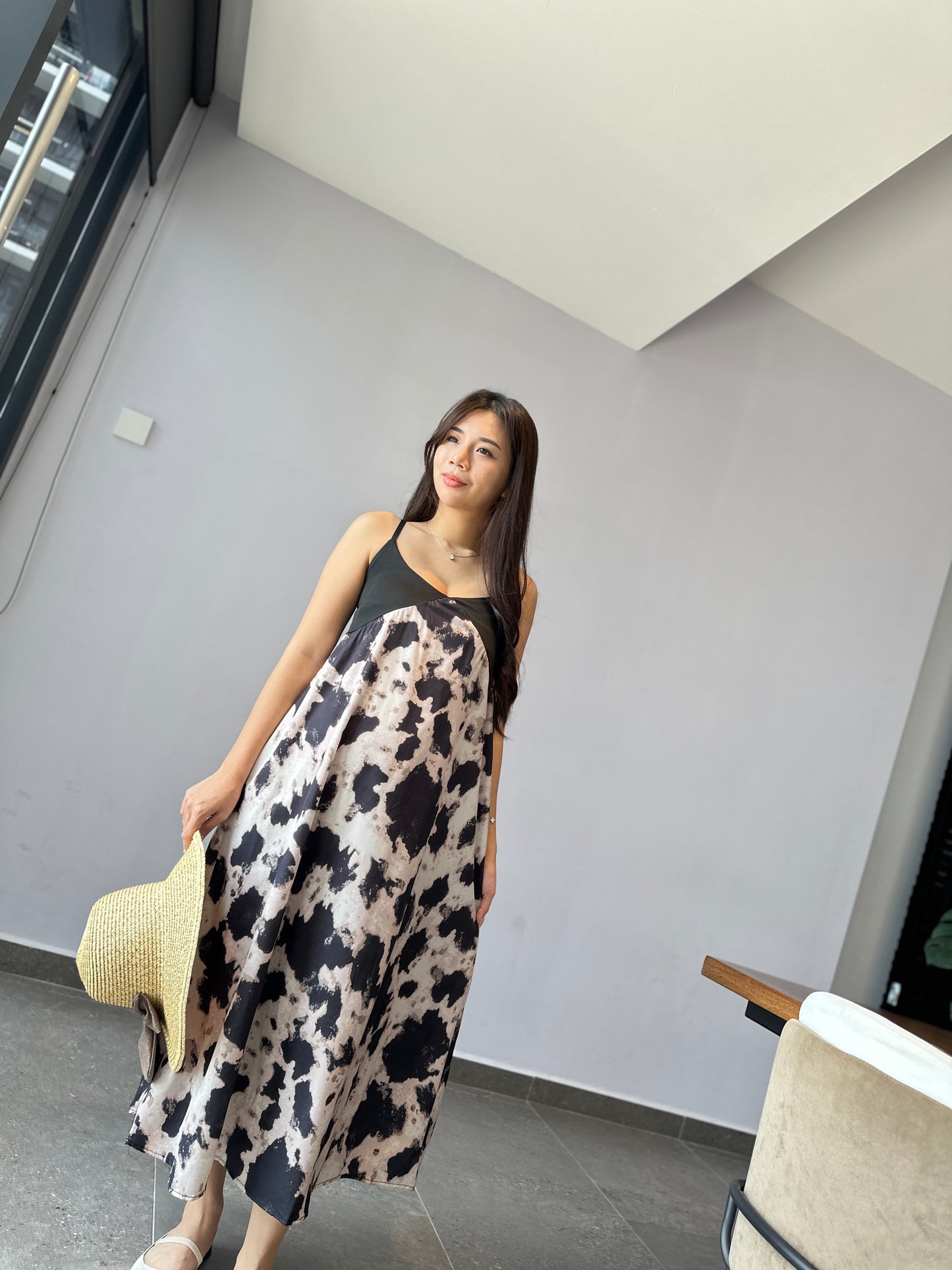 Zeeyan Flow Long Dress