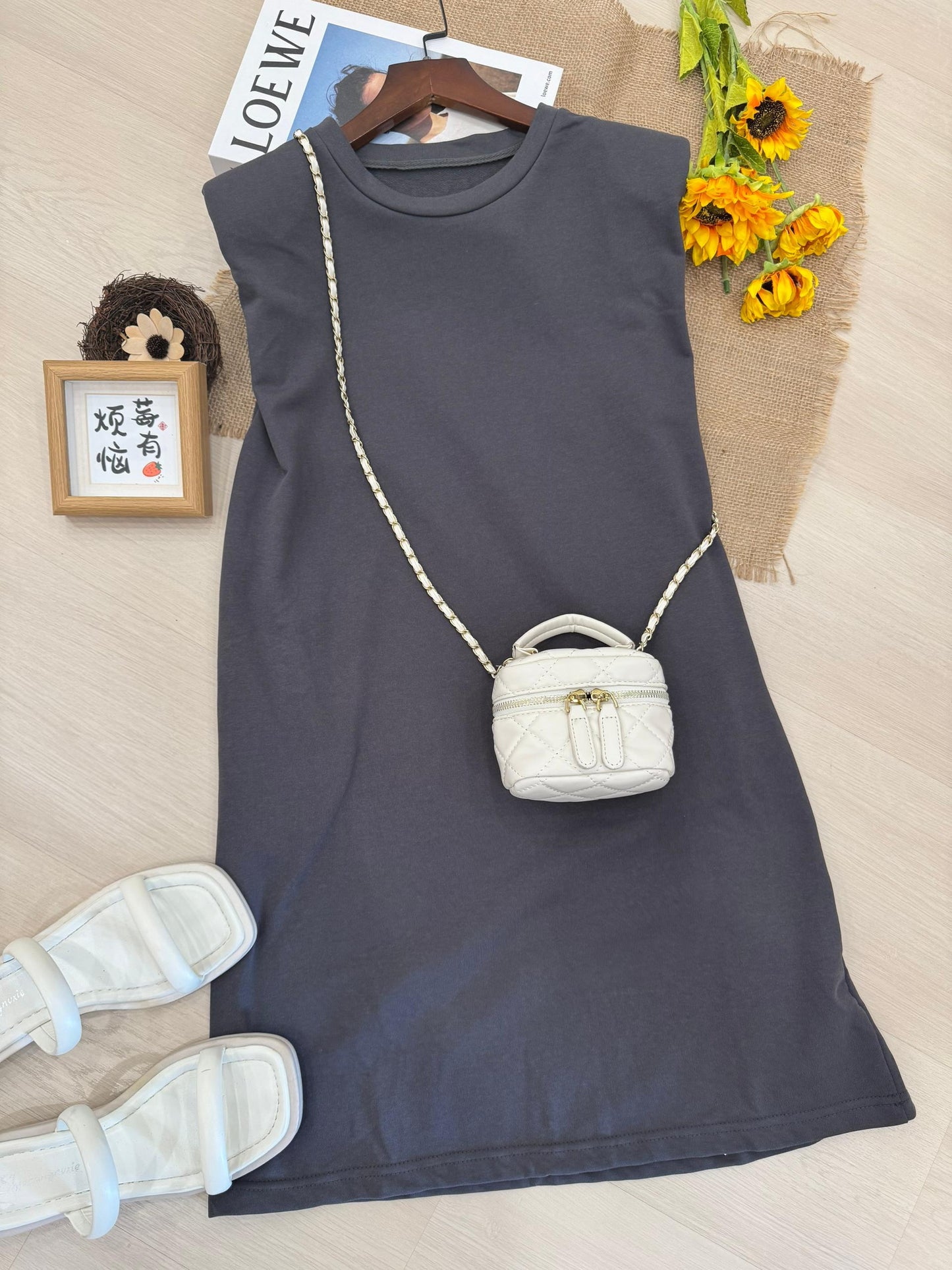 Eliah Sleeveless Cotton Dress