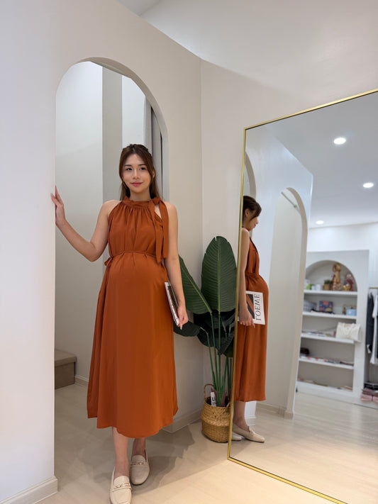 Vianne Bow Midi Dress