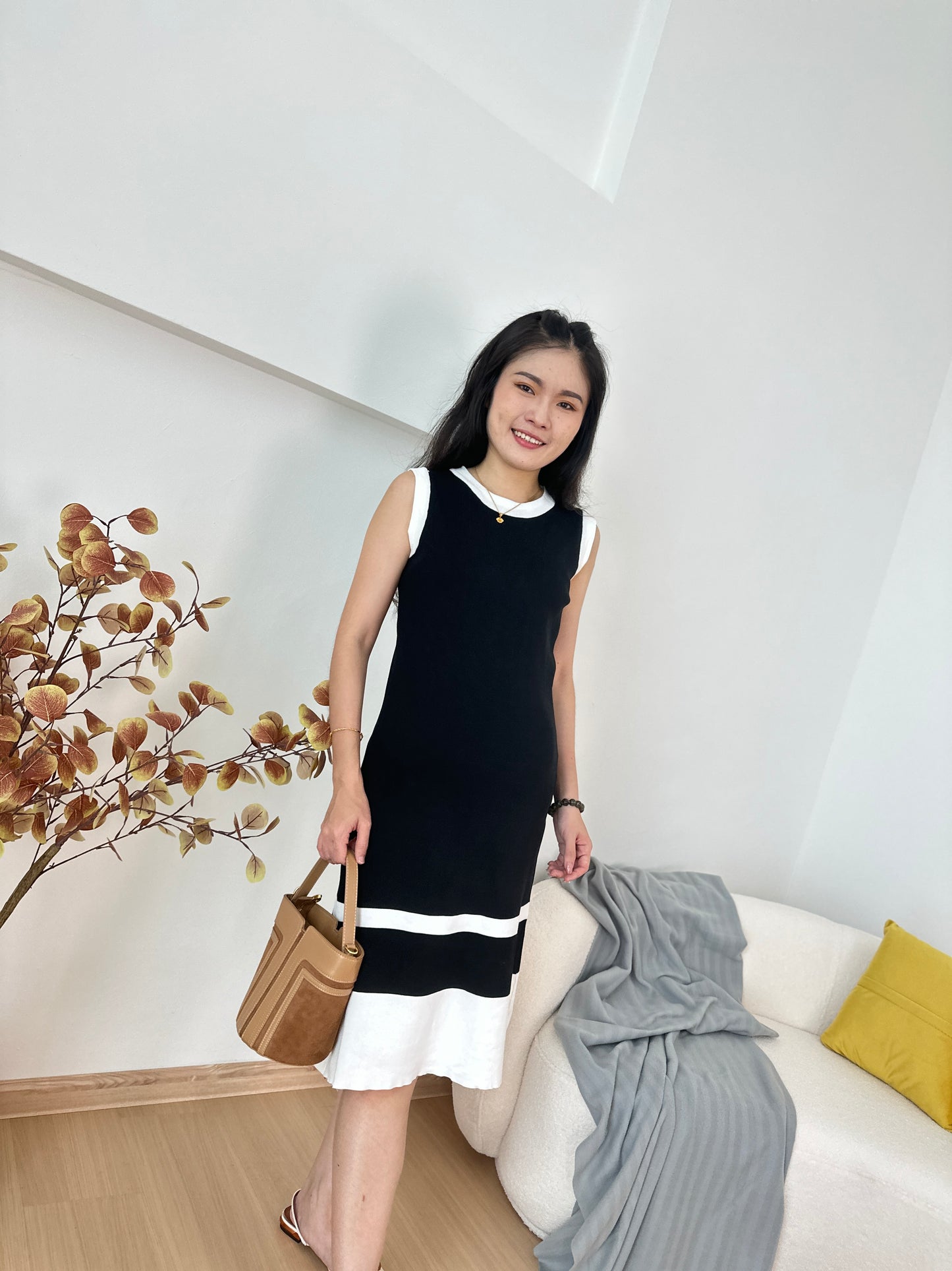 Eloise Sleeveless Knits Dress