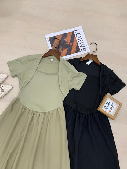 Celine Square Neck Midi Dress