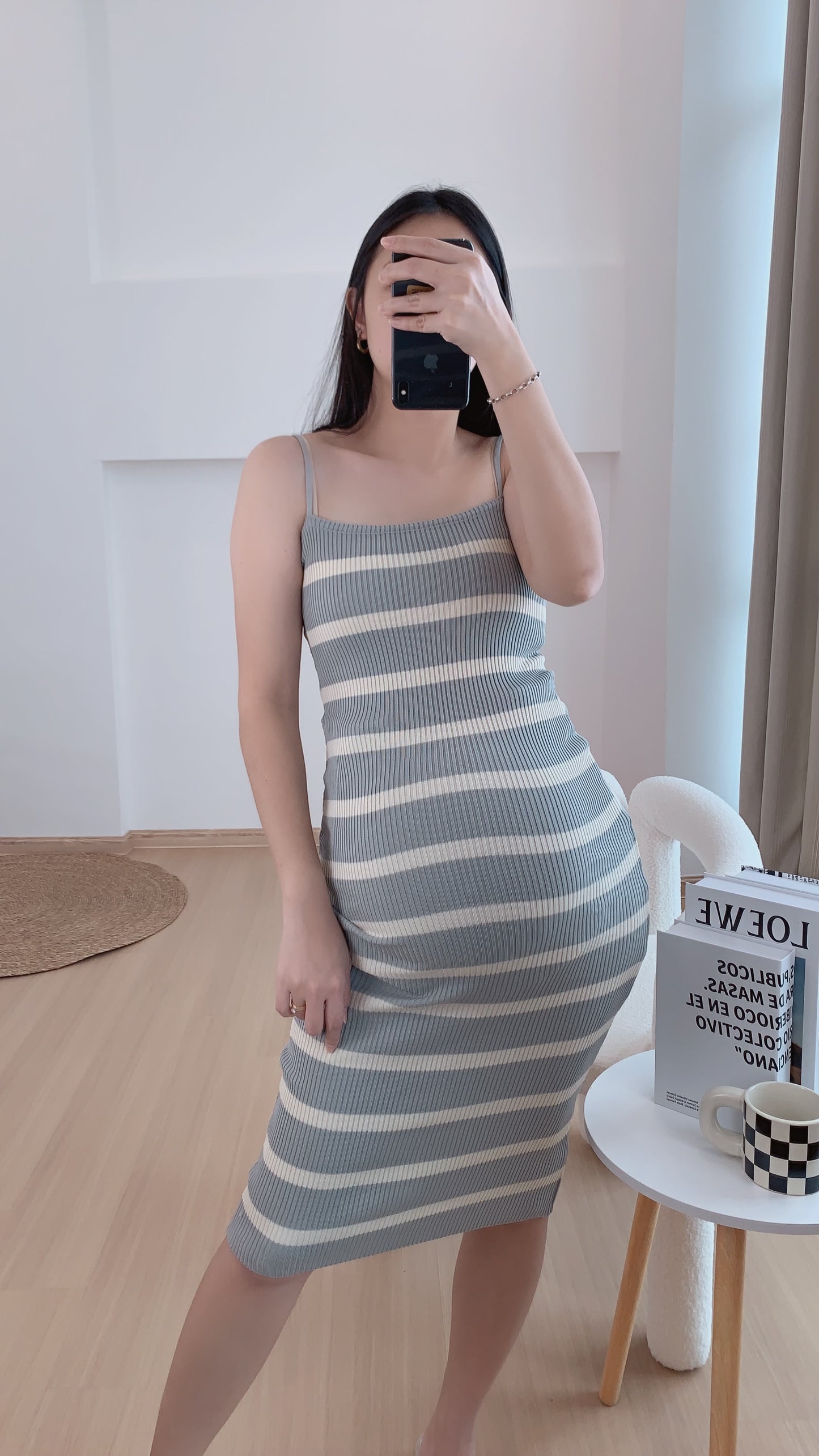 Anya Stripes Knits Dress