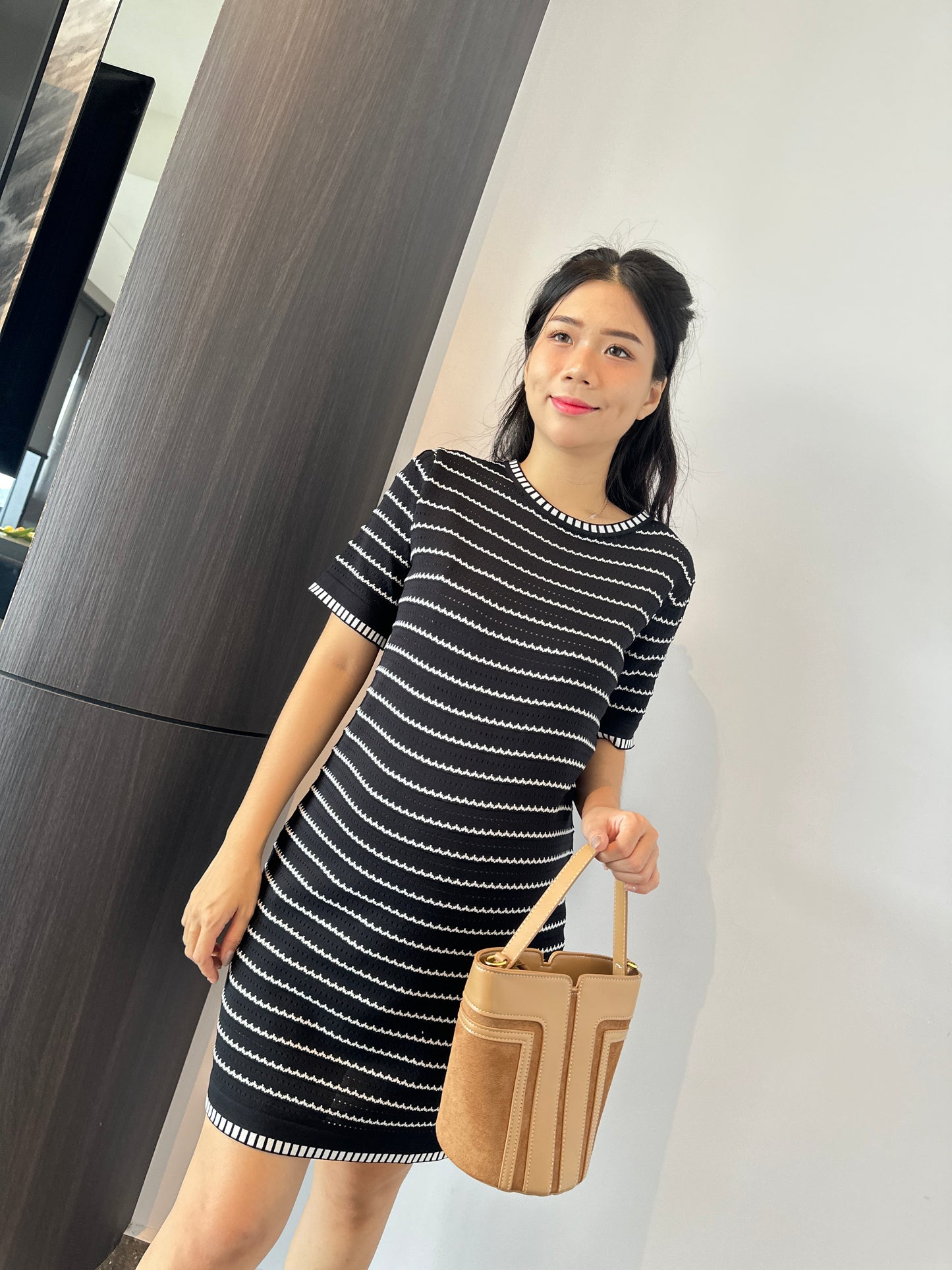 Diorlyn Stripes Knits Dress