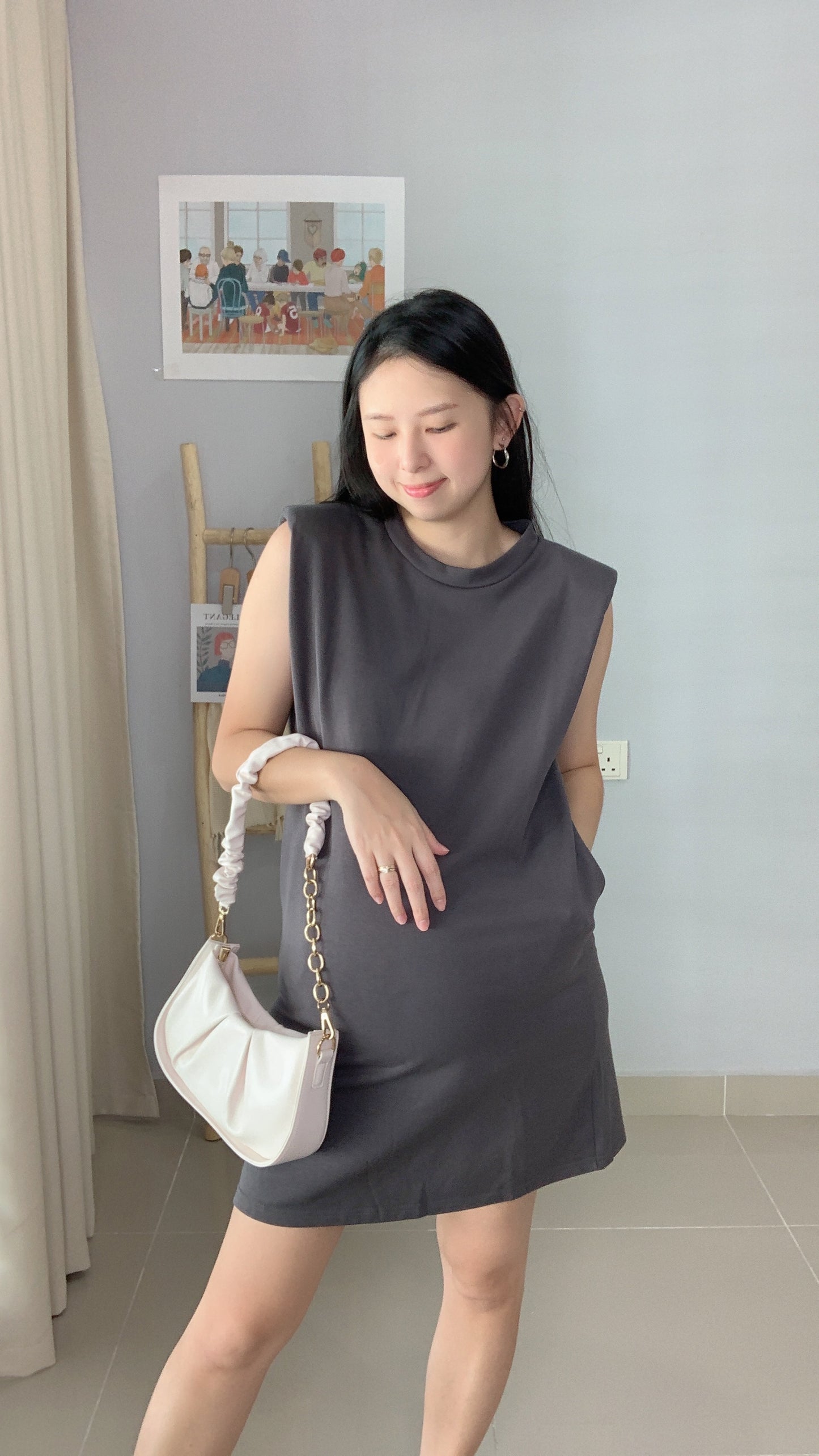 Eliah Sleeveless Cotton Dress