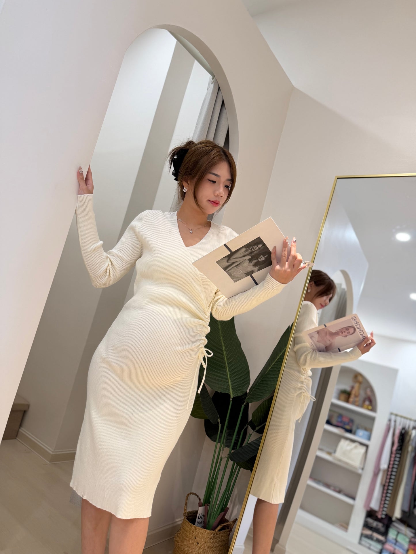Valerie Long Sleeve Knits Dress