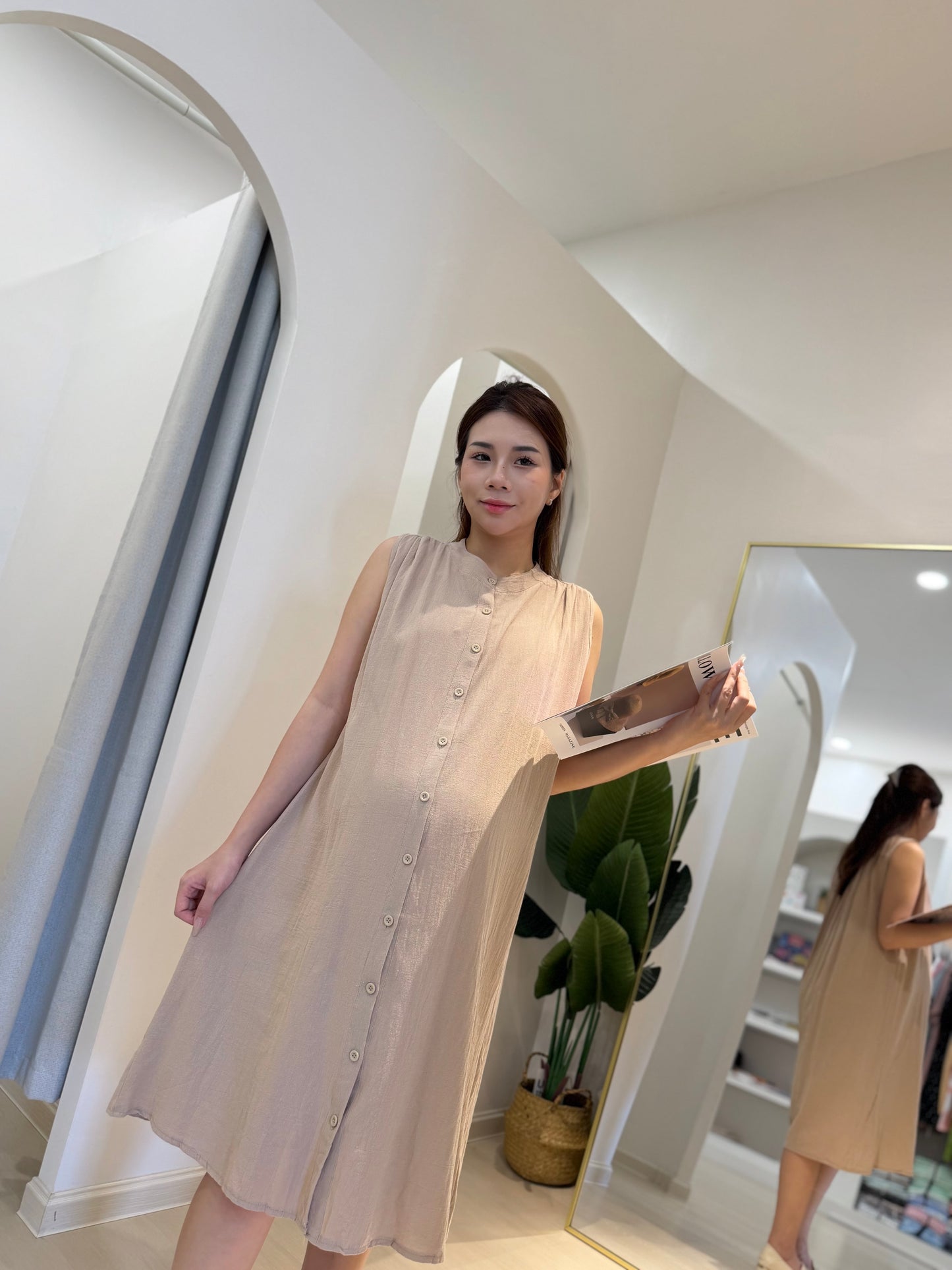 Jayee Sleeveless Summer Dress
