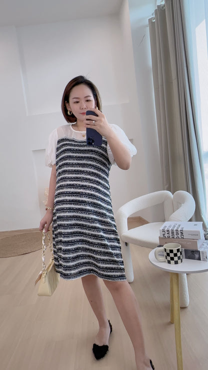 Leanne Stripes Loose Dress