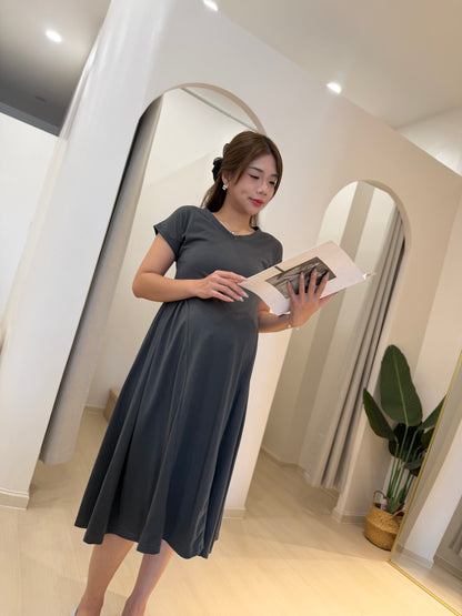 Caelyn Luxe Cotton Flow Dress