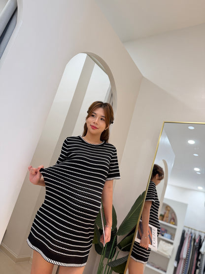Diorlyn Stripes Knits Dress