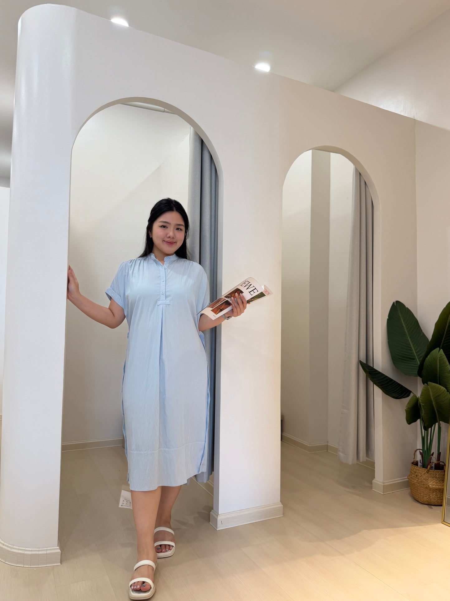 Uma Ice Silk Cotton Dress