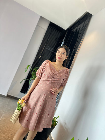 Gina Floral Maternity Dress