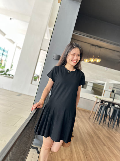 Janus Basic Cotton Flare Dress