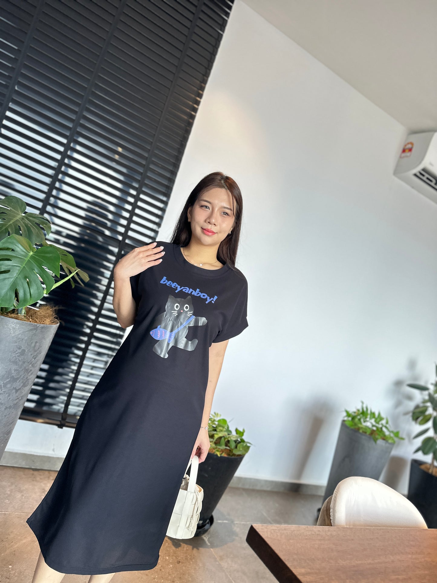 Gill Meow Comfy Tee Dress