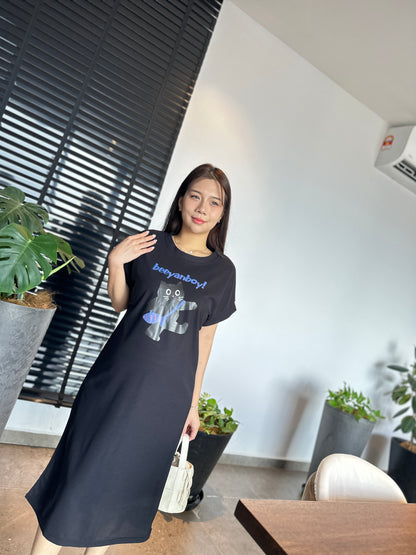 Gill Meow Comfy Tee Dress