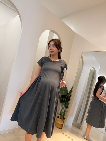 Caelyn Luxe Cotton Flow Dress