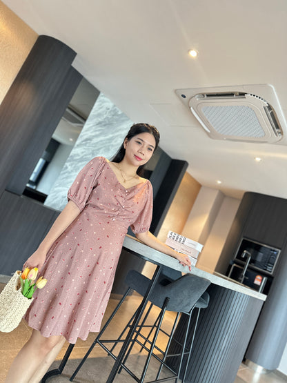 Gina Floral Maternity Dress