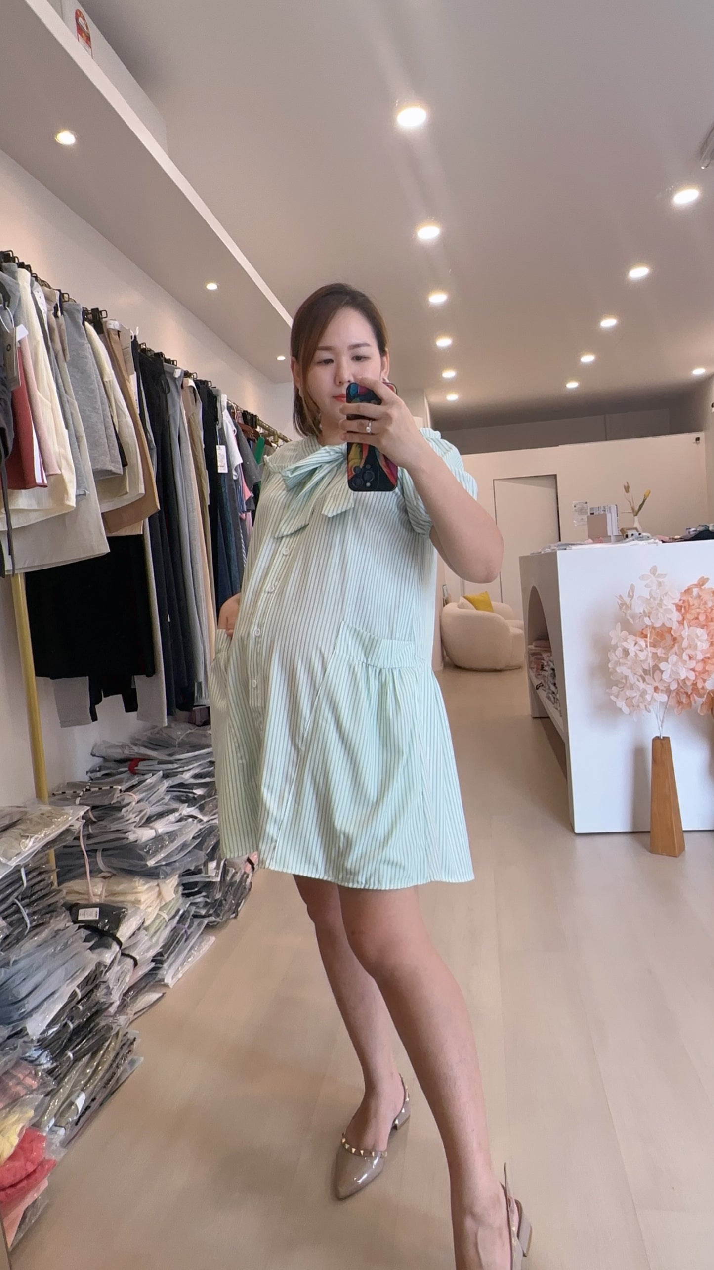 Ziva Stripes Loose Dress
