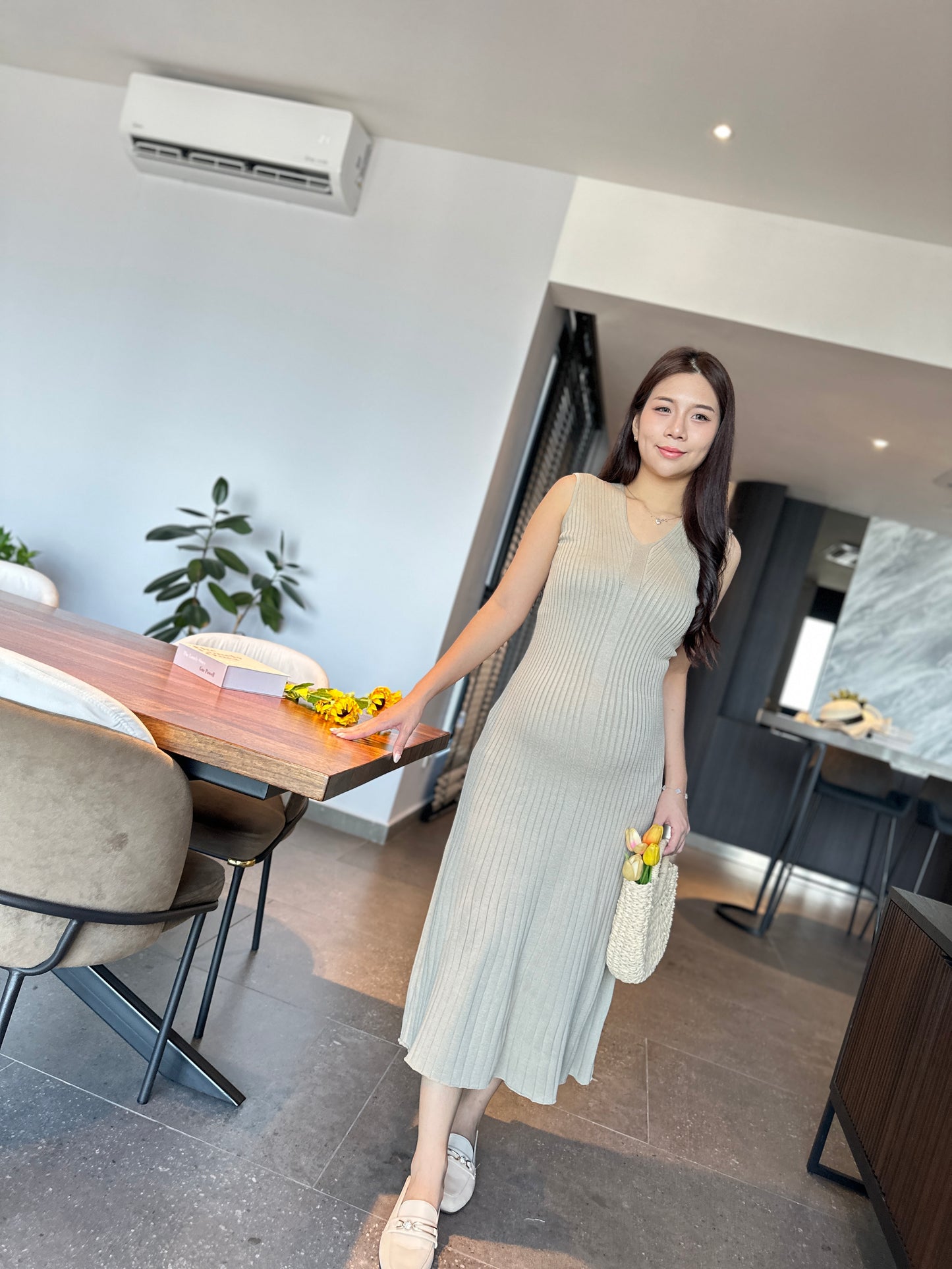 Elsy Knits Long Dress
