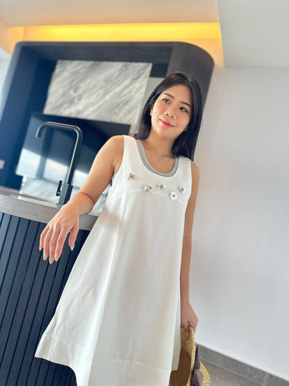 Feeya 2Pcs/Set Loose Dress