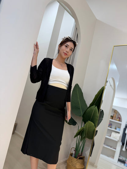 Solene Maternity Midi Skirt